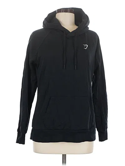 Pre-owned Gymshark Pullover Hoodie In Black