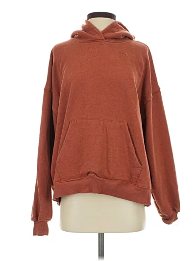 Pre-owned Gymshark Pullover Hoodie In Brown