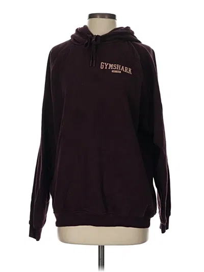 Pre-owned Gymshark Pullover Hoodie In Burgundy