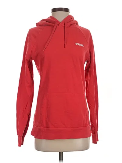 Pre-owned Gymshark Pullover Hoodie In Red
