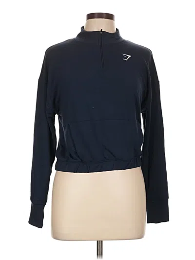 Pre-owned Gymshark Pullover Sweater In Blue