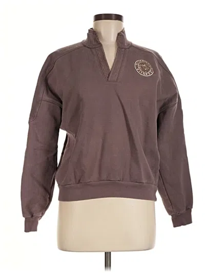 Pre-owned Gymshark Pullover Sweater In Brown