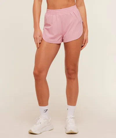 Gymshark Relay High Leg Shorts In Pink