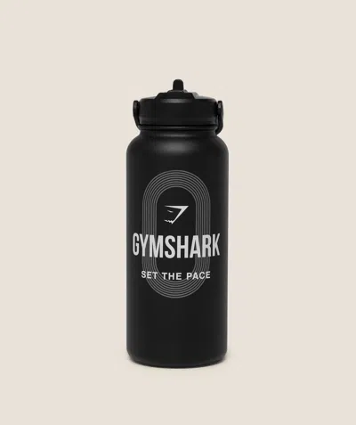 Gymshark Set The Pace 1l Bottle In Black