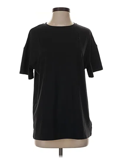 Pre-owned Gymshark Short Sleeve T-shirt In Black