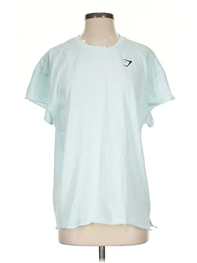 Pre-owned Gymshark Short Sleeve T-shirt In Blue