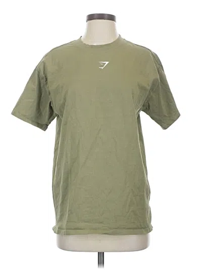 Pre-owned Gymshark Short Sleeve T-shirt In Green