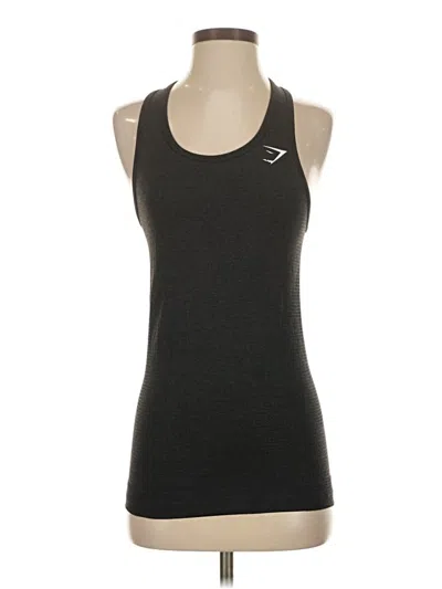 Pre-owned Gymshark Sleeveless Top Black Scoop Neck Tops
