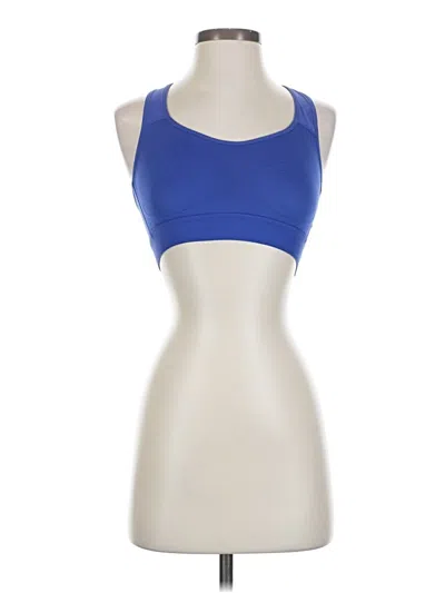 Pre-owned Gymshark Sleeveless Top Blue Halter Neckline Tops