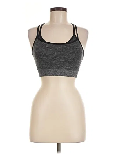 Pre-owned Gymshark Sleeveless Top Gray Halter Neckline Tops