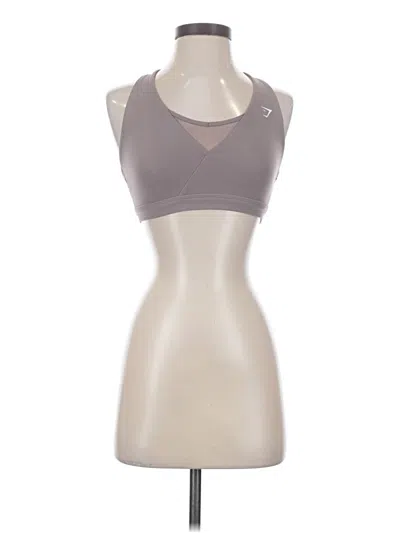 Pre-owned Gymshark Sleeveless Top Gray Halter Neckline Tops
