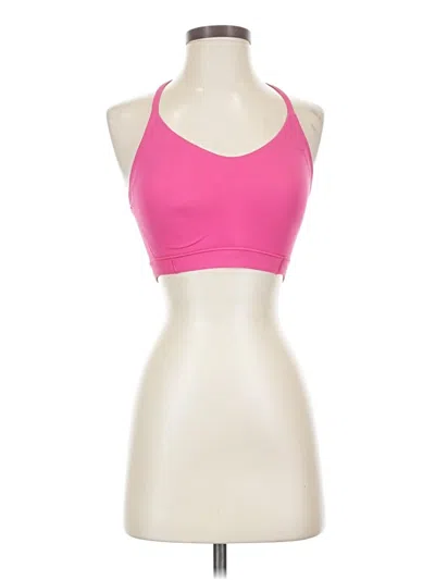 Pre-owned Gymshark Sleeveless Top Pink Halter Neckline Tops