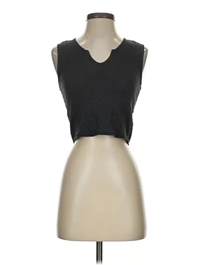 Pre-owned Gymshark Sleeveless T-shirt In Black