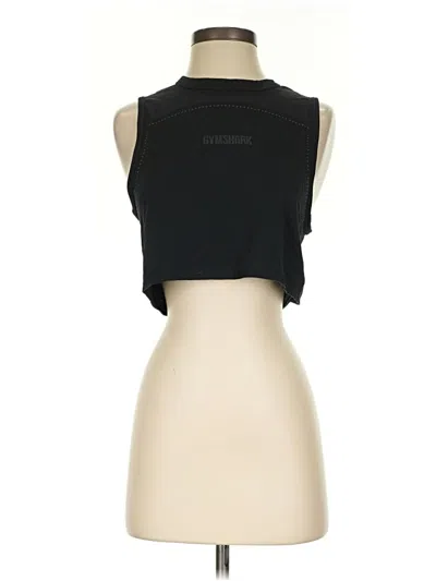 Pre-owned Gymshark Sleeveless T-shirt In Black