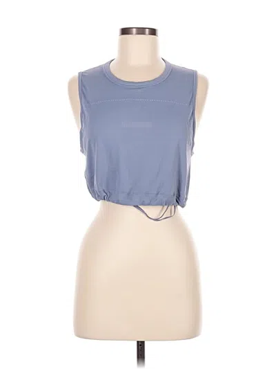 Pre-owned Gymshark Sleeveless T-shirt In Blue