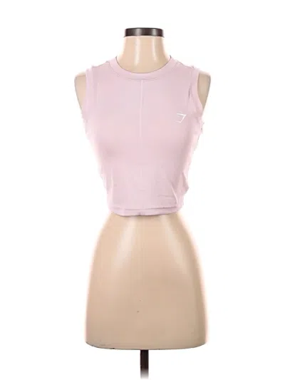 Pre-owned Gymshark Sleeveless T-shirt In Pink