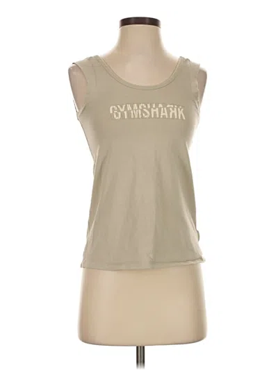 Pre-owned Gymshark Sleeveless T-shirt In Tan