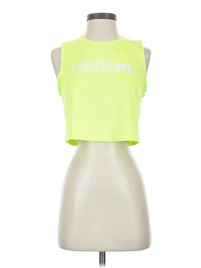 Pre-owned Gymshark Sleeveless T-shirt In Yellow