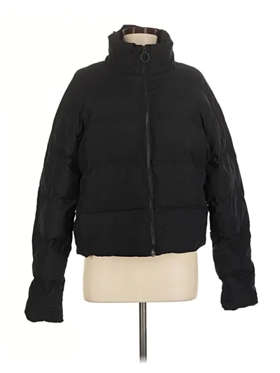 Pre-owned Gymshark Snow Jacket In Black