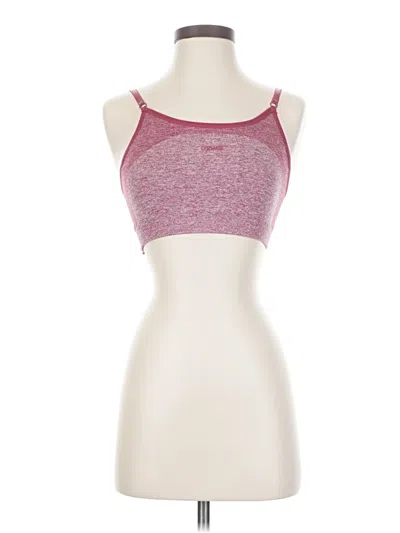 Pre-owned Gymshark Sports Bra In Burgundy