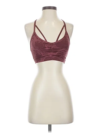 Pre-owned Gymshark Sports Bra In Burgundy