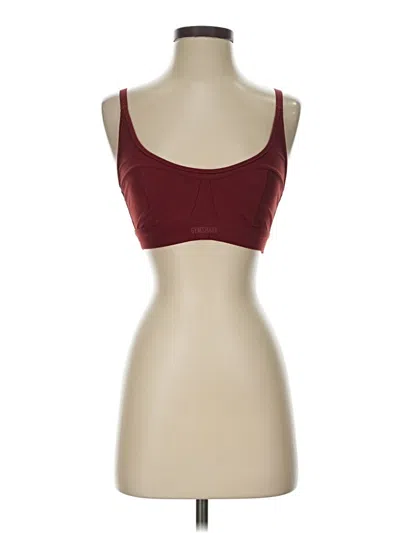 Pre-owned Gymshark Sports Bra In Burgundy