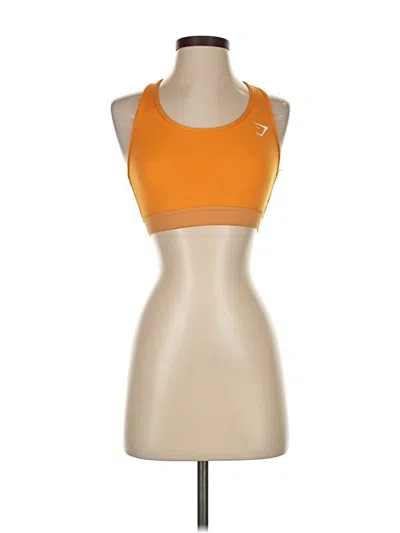 Pre-owned Gymshark Sports Bra In Orange
