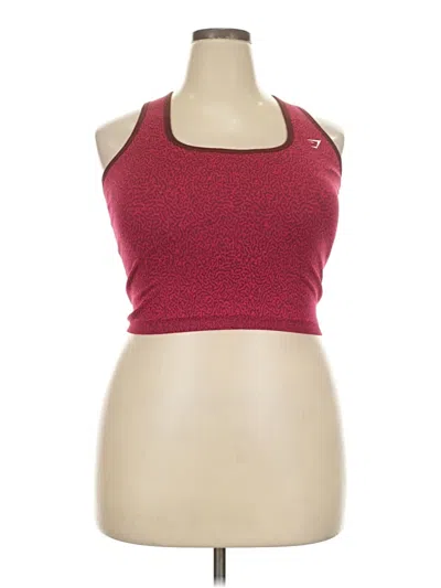 Pre-owned Gymshark Sports Bra In Red