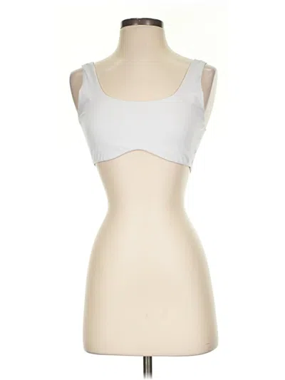 Pre-owned Gymshark Sports Bra In Silver
