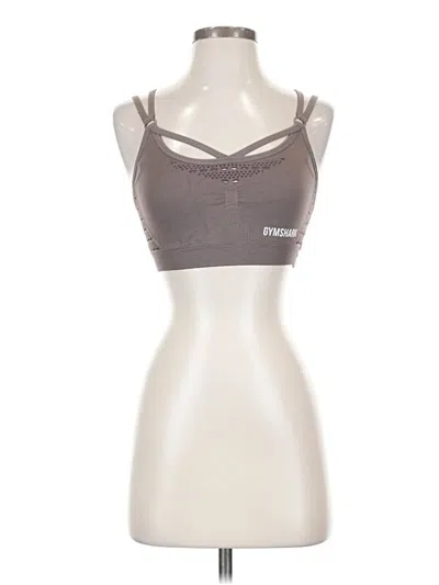 Pre-owned Gymshark Sports Bra In Silver