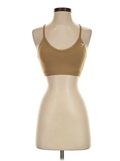 Pre-owned Gymshark Sports Bra In Tan