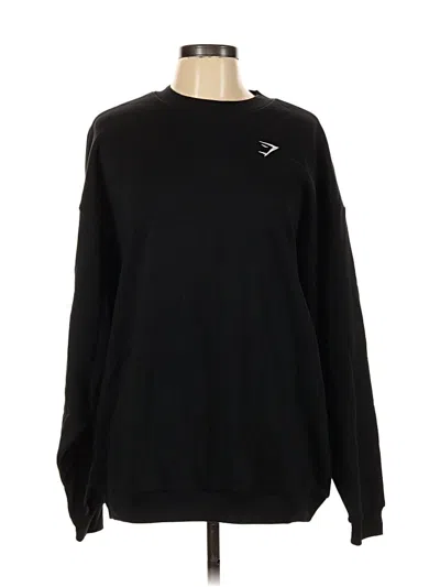Pre-owned Gymshark Sweatshirt In Black
