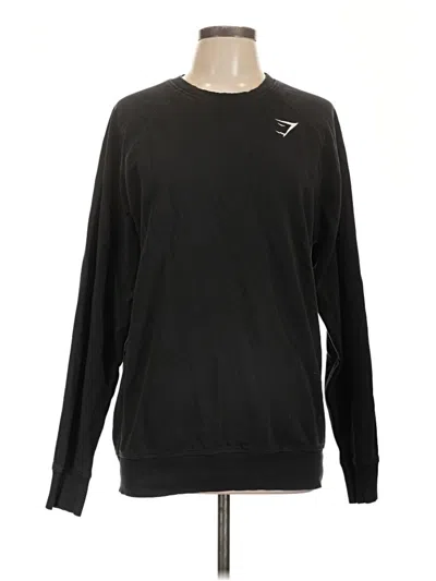 Pre-owned Gymshark Sweatshirt In Black