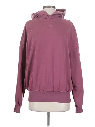 Pre-owned Gymshark Sweatshirt In Burgundy