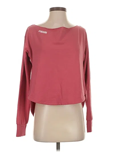 Pre-owned Gymshark Sweatshirt In Pink