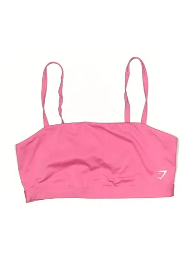 Pre-owned Gymshark Swimsuit Top Pink Swimwear