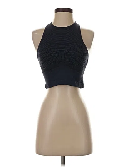 Pre-owned Gymshark Tank Top Black Halter Neckline Tops