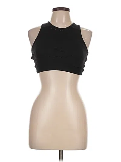 Pre-owned Gymshark Tank Top Black Halter Neckline Tops