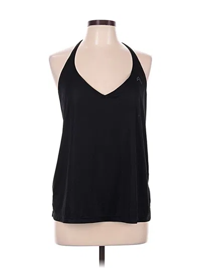 Pre-owned Gymshark Tank Top Black Halter Neckline Tops