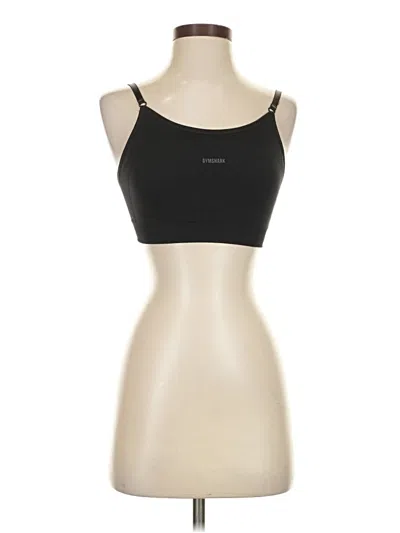 Pre-owned Gymshark Tank Top Black Strapless Neckline Tops