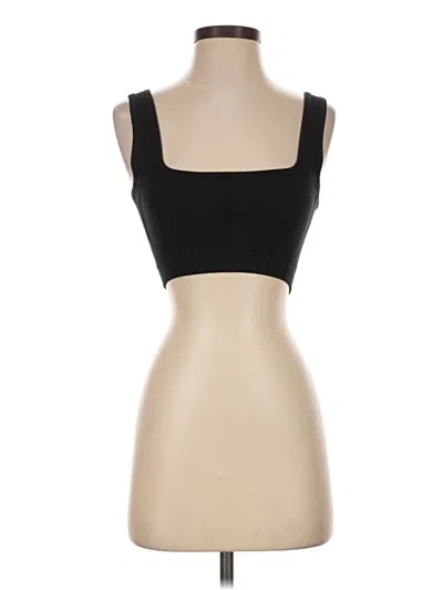 Pre-owned Gymshark Tank Top Black Strapless Neckline Tops