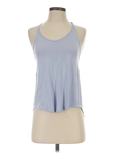 Pre-owned Gymshark Tank Top Blue Halter Neckline Tops