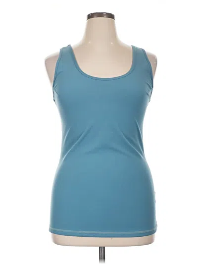 Pre-owned Gymshark Tank Top Blue Strapless Neckline Tops