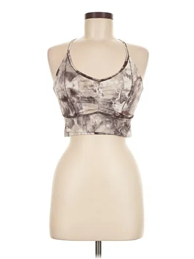 Pre-owned Gymshark Tank Top Brown Halter Neckline Tops