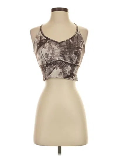Pre-owned Gymshark Tank Top Brown Strapless Neckline Tops
