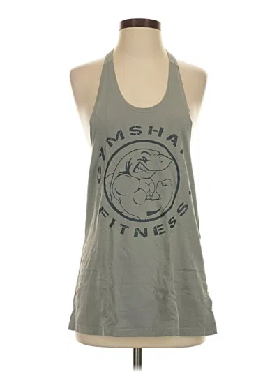Pre-owned Gymshark Tank Top Gray Halter Neckline Tops