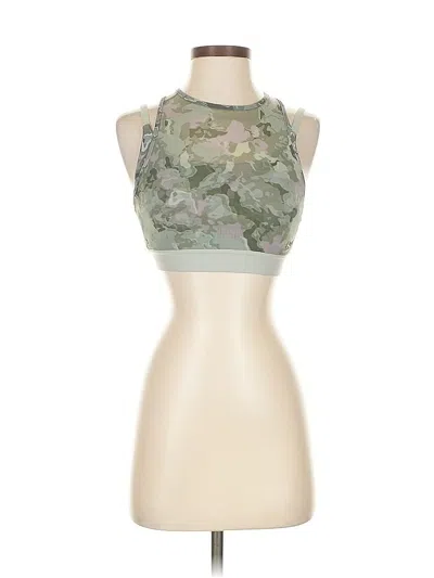 Pre-owned Gymshark Tank Top Green Halter Neckline Tops