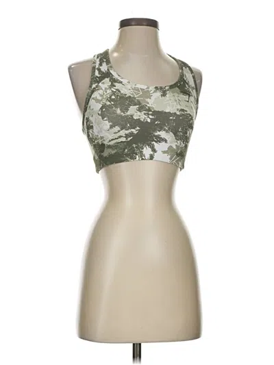 Pre-owned Gymshark Tank Top Green Halter Neckline Tops