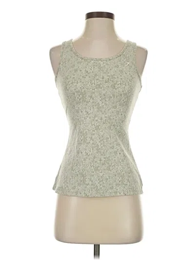 Pre-owned Gymshark Tank Top Green Strapless Neckline Tops