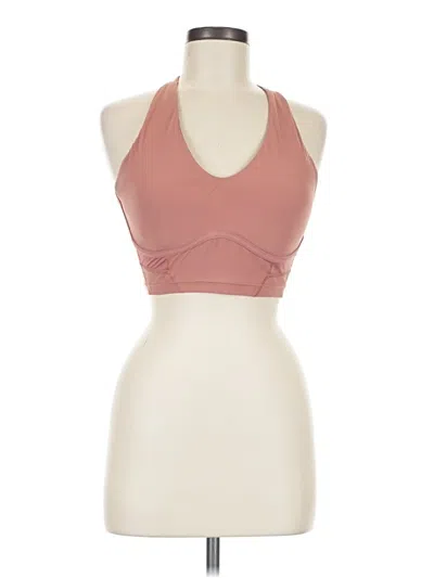 Pre-owned Gymshark Tank Top Pink Halter Neckline Tops